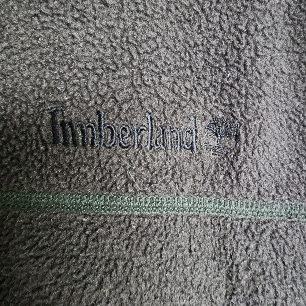 Timberland Size XL Polartec Fleece Vest Full Zip w/ Pockets Dark Forest Green - Picture 6 of 12